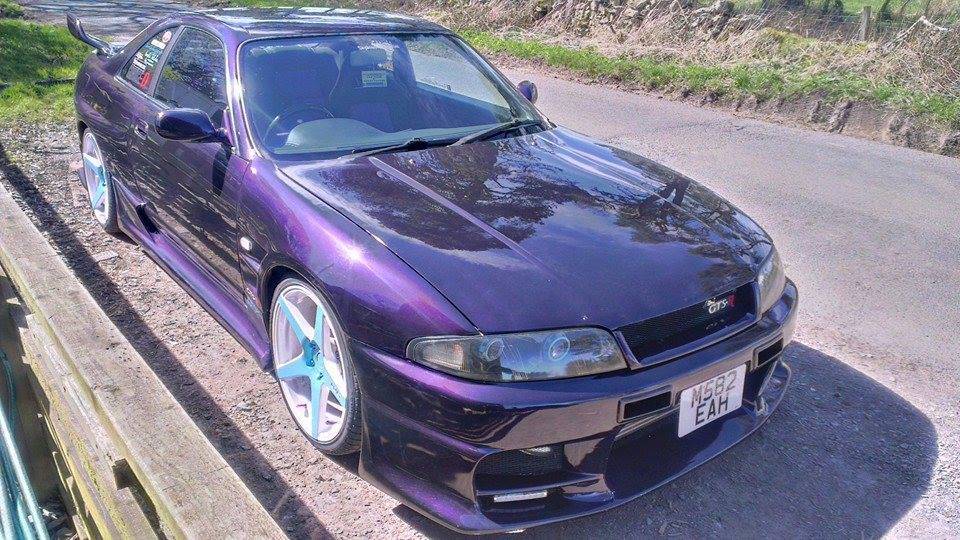 Phantom Pearls make Violet Purple Nissan Skyline