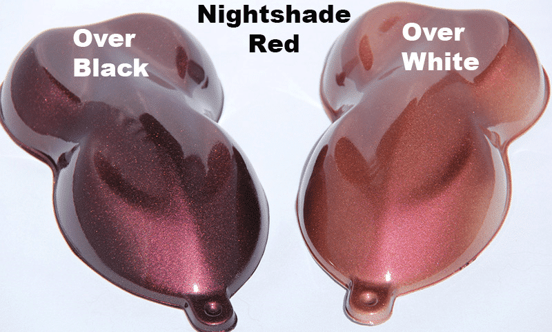 Dark red eggplant nightshade speed shapes.