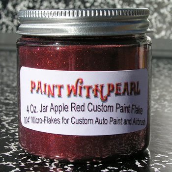 Apple Red Metal Flake