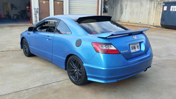 Electric Blue Civic By Dipp Your Whipp.
