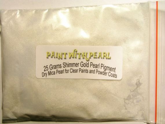25 gram bag of Gold Shimmer Ghost Pearl