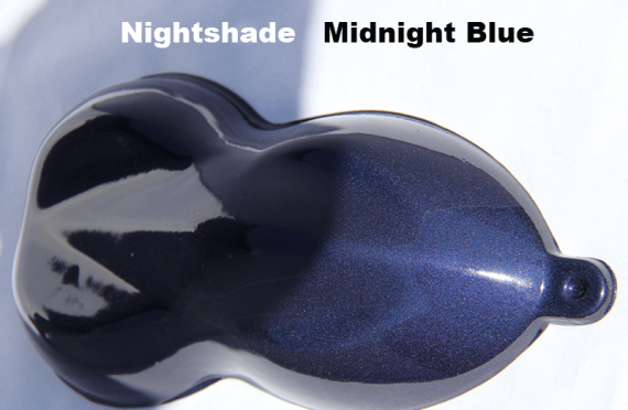 Midnight Blue Candy Paint on a speed-shape.