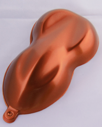Orange Candy Concentrate over a Speed Shape