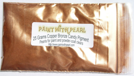 Bronze Copper Candy Pearls - Copper Metallic Pigment - Image 2