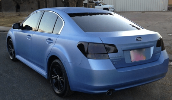 Car dipped using our Sky Blue Candy Pearls.