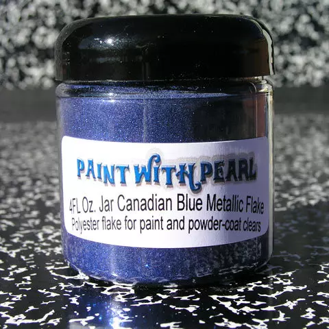 Canadian Blue metal flakes.