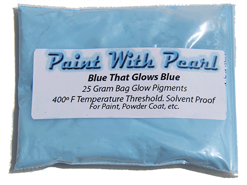 Blue to Blue Glow In The Dark Paint Pigments - Long Lasting Glow - Image 2