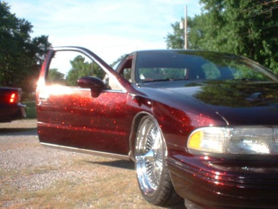 Customer Painted a Caprice with Fire Red and Happy with results.